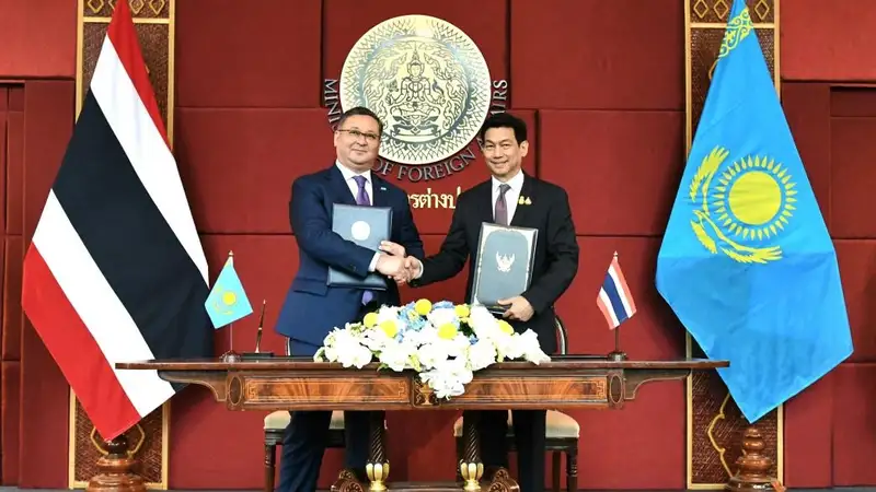 Казахстан и Таиланд подписали соглашение о постоянном безвизе, фото - Новости Zakon.kz от 23.04.2024 10:56