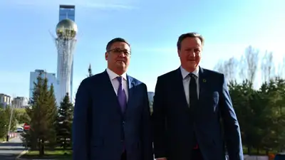 встреча глав МИД Казахстана и Великобритании, фото - Новости Zakon.kz от 24.04.2024 20:32