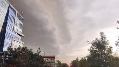 На Алматы обрушился сильный ветер
