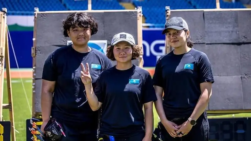 Казахстанские лучники завоевали историческую "бронзу" на Кубке мира