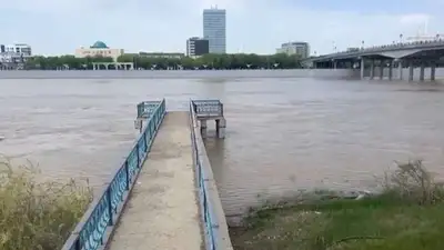 Уровень воды в Урале продолжает расти