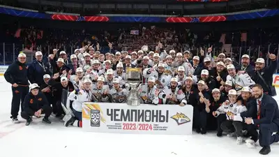Хоккей Победитель Кубка Гагарина, фото - Новости Zakon.kz от 25.04.2024 09:54