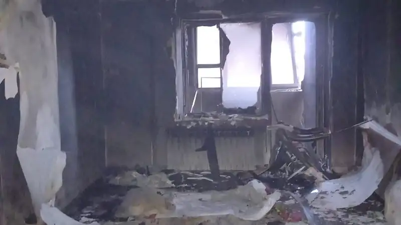 Двое детей погибли при пожаре в Атырауской области