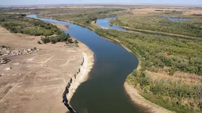 Вода в Урале продолжает прибывать, фото - Новости Zakon.kz от 25.04.2024 09:51
