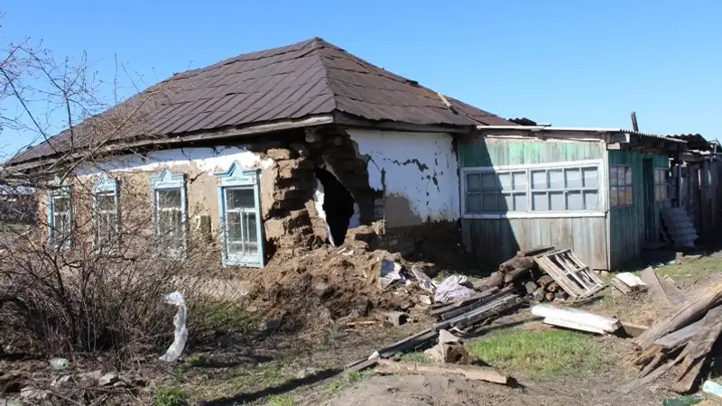 разрушенный дом, фото - Новости Zakon.kz от 27.04.2024 16:07