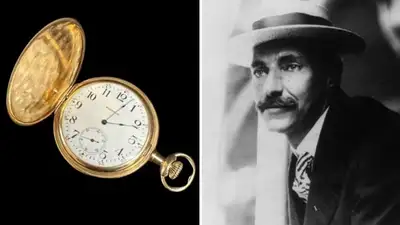 золотые часы и их владелец, фото - Новости Zakon.kz от 28.04.2024 17:24