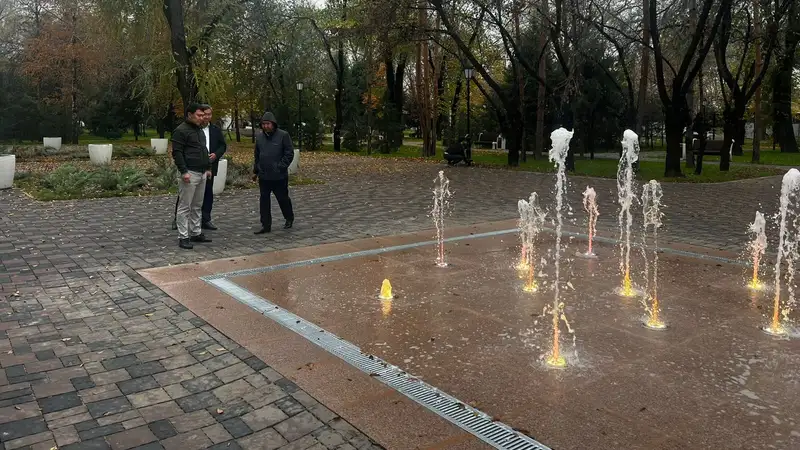 новый фонтан в Алматы, фото - Новости Zakon.kz от 01.05.2024 11:02