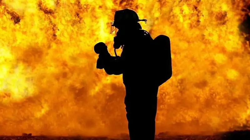 Пожар в частной бане ликвидировали огнеборцы