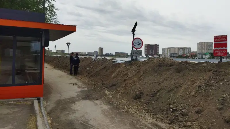 Атырау готовится к большой воде, фото - Новости Zakon.kz от 30.04.2024 19:09
