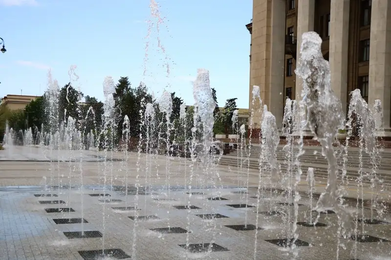 сухой фонтан в Алматы, фото - Новости Zakon.kz от 01.05.2024 11:02