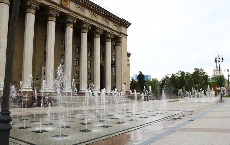 запуск городских фонтанов в Алматы, фото - Новости Zakon.kz от 01.05.2024 11:02