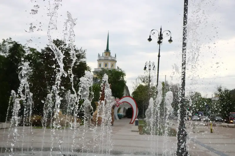 запуск фонтанов в Алматы, фото - Новости Zakon.kz от 01.05.2024 11:02