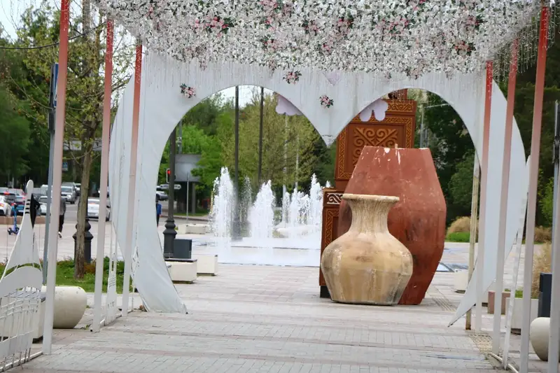 запуск фонтанов в Алматы, фото - Новости Zakon.kz от 01.05.2024 11:02