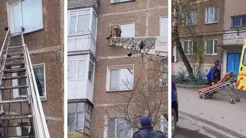 85-летняя бабушка сутки пролежала с переломом в запертой квартире в Акмолинской области