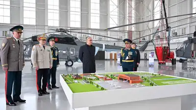 Новую технику Вооруженных сил показали президенту Казахстана, фото - Новости Zakon.kz от 03.05.2024 13:48