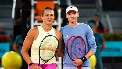 Арина Соболенко высказалась о победе над Еленой Рыбакиной в полуфинале Мастерса в Мадриде , фото - Новости Zakon.kz от 03.05.2024 11:23