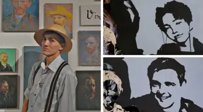 Портреты из тени: необычное творчество алматинца восхитило сеть, фото - Новости Zakon.kz от 09.05.2024 10:30