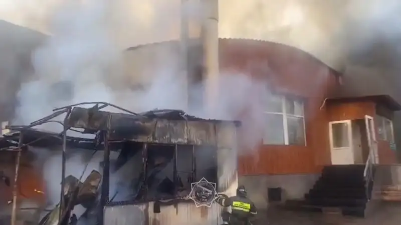 Взрывы во время пожара в донерной: спасатели вынесли восемь газовых баллонов