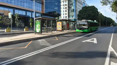 В Астане появятся почти 60 км новых автобусных полос