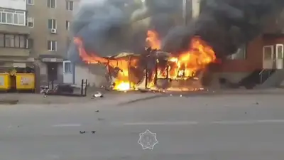 пожар, фото - Новости Zakon.kz от 04.05.2024 19:03