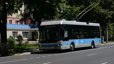 Алматы, троллейбусы, юбилей