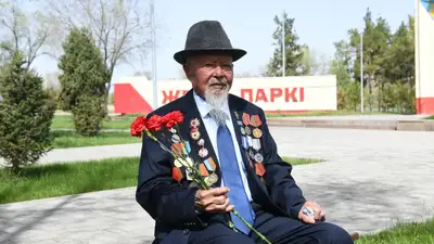 Сарсенбай Кантарбай, ветеран войны, 9 мая, Бауыржан Момышулы, фото - Новости Zakon.kz от 09.05.2024 10:00