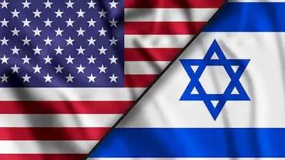 флаги США и Израиля, фото - Новости Zakon.kz от 05.05.2024 21:26