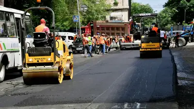 ремонт дороги, фото - Новости Zakon.kz от 05.05.2024 17:28