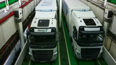 Паромы, морской порт, морские перевозки, Каспийское море, транспортировка грузов, фуры, фото - Новости Zakon.kz от 16.07.2024 14:40