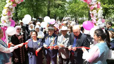 В Алматы открылась новая аллея, фото - Новости Zakon.kz от 06.05.2024 14:59