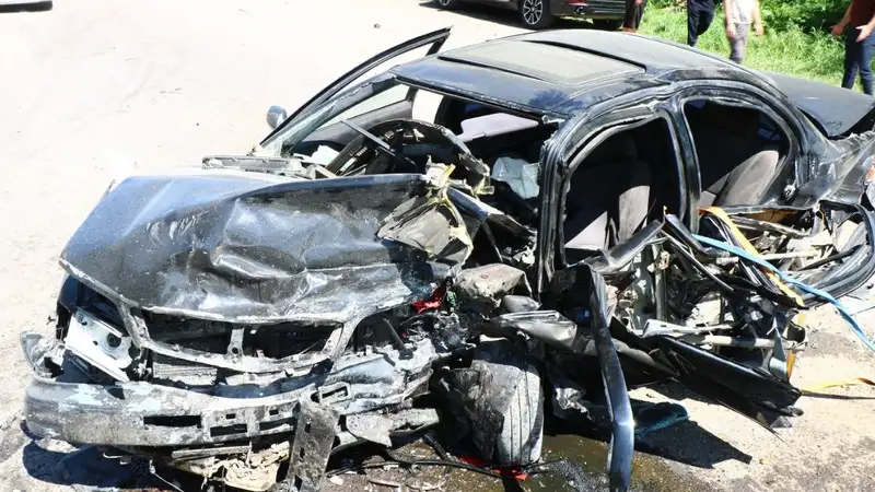 Смертельная авария с участием четырех машин произошла под Алматы