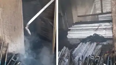 пожар в Алматы, фото - Новости Zakon.kz от 08.05.2024 10:40