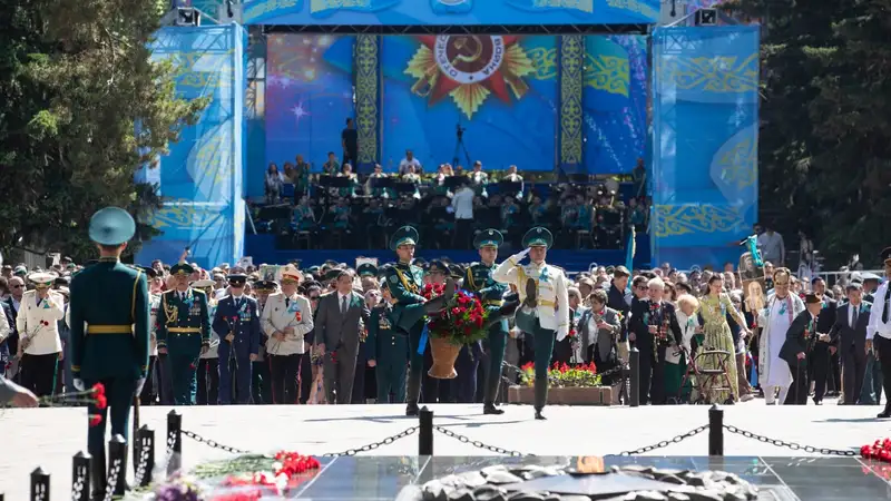 День Победы отметили в Алматы