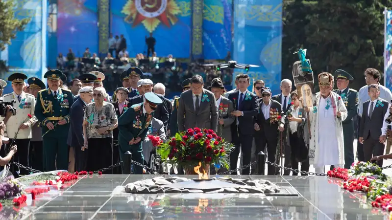 Алматы, День Победы, фото - Новости Zakon.kz от 09.05.2024 11:43