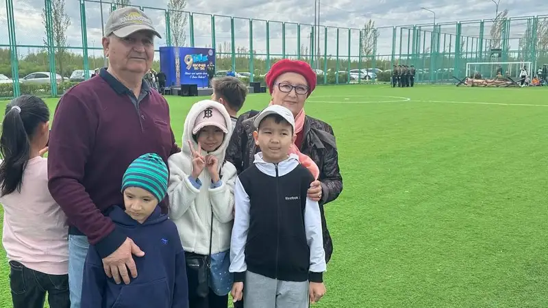 День Победы, ВОВ, жилой массив "Уркер", фото - Новости Zakon.kz от 09.05.2024 15:23