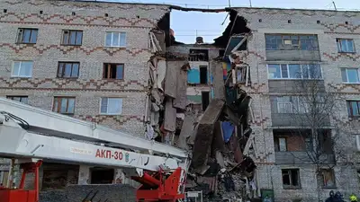 Обрушение здания, фото - Новости Zakon.kz от 12.05.2024 08:49