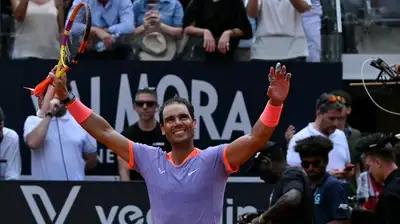 Рим проводил Рафаэля Надаля , фото - Новости Zakon.kz от 12.05.2024 11:56