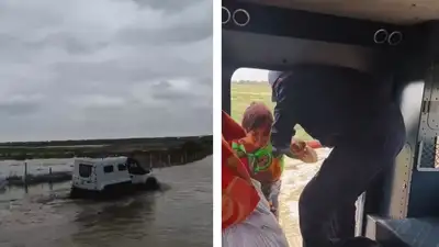 паводки в Атырауской области, фото - Новости Zakon.kz от 13.05.2024 20:31