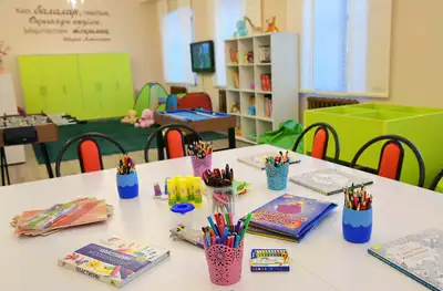 Школа, школьный кабинет, класс, пустой класс, занятия, дистанционное обучение, канцелярские товары, школьные принадлежности , фото - Новости Zakon.kz от 20.11.2024 11:55