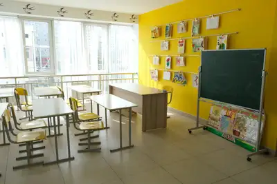 Школьный кабинет, класс, пустой класс, дистанционное обучение, школа 