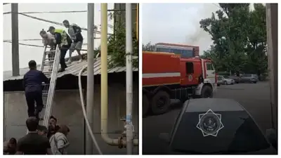12 алматинцев спасли пожарные из горящего двухэтажного дома, фото - Новости Zakon.kz от 16.05.2024 19:08