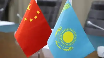 Китай, флаг, Казахстан, сотрудничество 