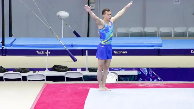 Спортивная гимнастика Серебро ЧА-2024, фото - Новости Zakon.kz от 18.05.2024 20:30