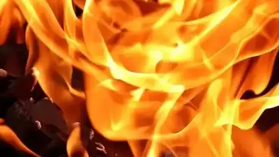 В Актюбинской области в крупном пожаре погибло два человека