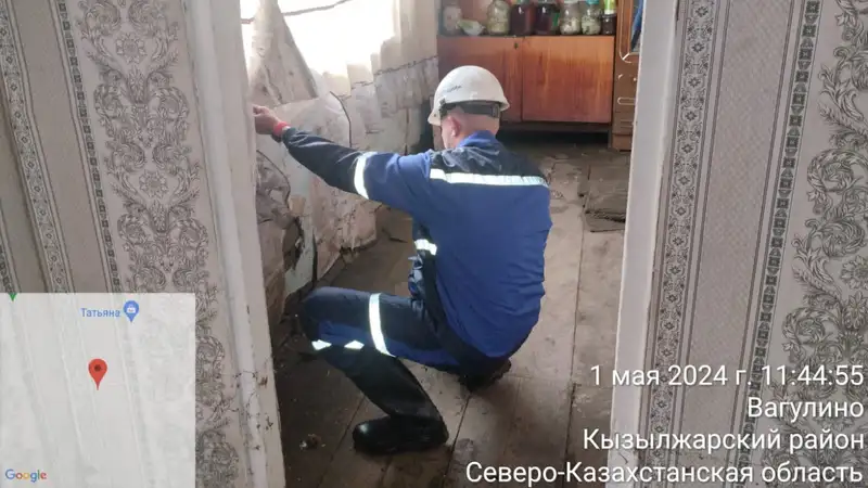 Почти в 80% подтопленных домов в Кызылжарском районе СКО проведено техническое обследование