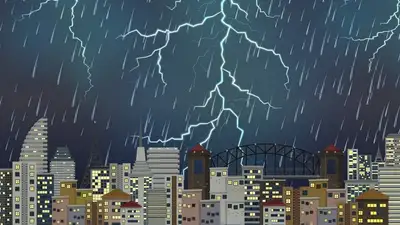 гроза, дождь, фото - Новости Zakon.kz от 19.05.2024 11:00