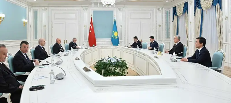 Глава Национального собрания Турции прибыл в Акорду, фото — Новости Zakon.kz от 20.05.2024 12:54