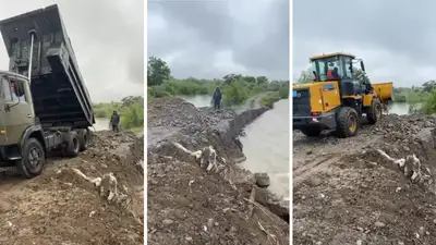 Мост на трассе Алматы – Усть-Каменогорск спасают от большой воды, фото - Новости Zakon.kz от 20.05.2024 17:30