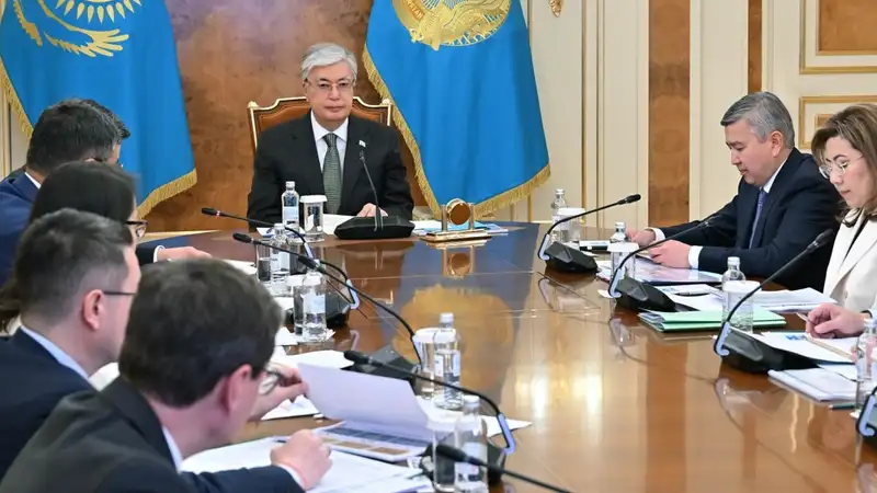 Токаев принял годовой отчет Нацбанка