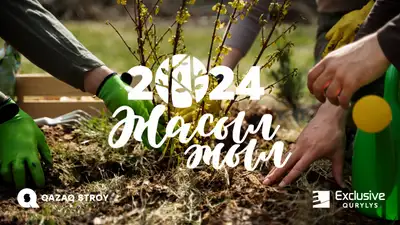 Высадил первые компенсационные 17 тысяч саженцев в Алматы, фото - Новости Zakon.kz от 22.05.2024 10:36